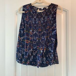 🌞 RD Style Blue Sleeveless Blouse